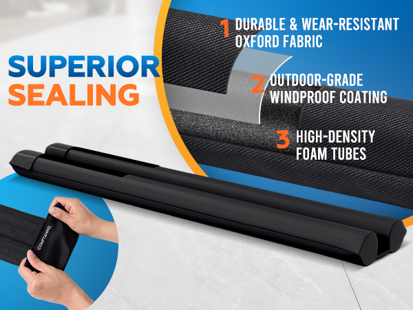 air and wind blocker for door