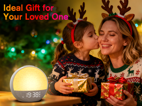 apuzom sunrise alarm clock is a great gift choice for christmas, birthday for kids, boys and girls