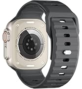 Charlam Sport Band Compatible with Apple Watch Ultra 2/Ultra Band, for Apple Watch Bands for Men ...