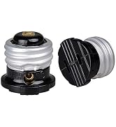 Onite Light Bulb to Outlet Socket Adapter