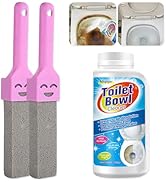 Adupaper Pumice Stone for Toilet Bowl Cleaning, Scouring Stick Remove Toilet Bowl Hard Water Ring...