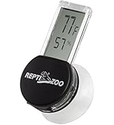 REPTI ZOO Reptile Terrarium Thermometer Hygrometer Digital Display Pet Rearing Box Reptiles Tank ...