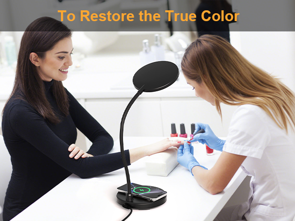 gooseneck desk lamp for doing nail