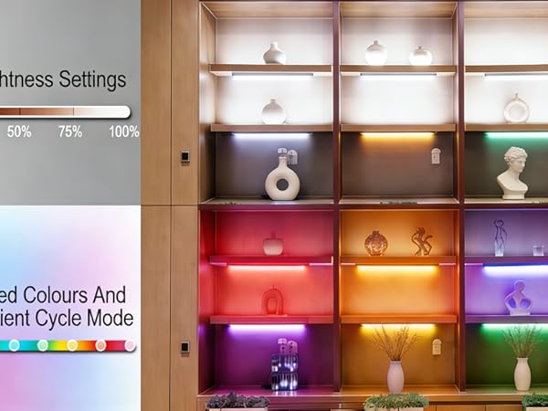 Mood Lighting for Shelves