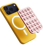 OCTOBUDDY Magnet - Dual Magnetic & Suction Phone Mount - Magnetic-Compatible Silicone Mobile Hold...