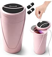 NEOGO Touch-Free Car Trash Can with Motion Automatic Sensor Lid Plug-in, Car Trash Bin, Car Garba...
