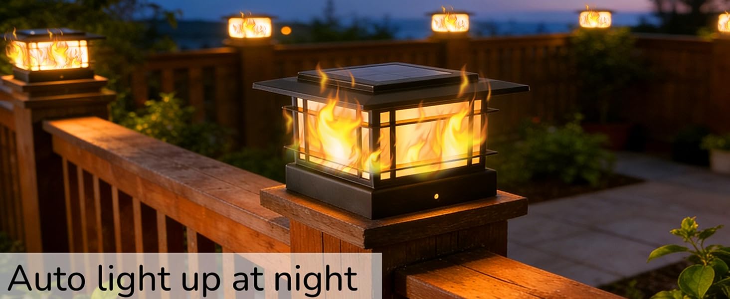 Solar Post Cap Lights
