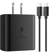 45W Super Fast Charging Type C Chargers USB C Charger Block | for Galaxy S26 S25 S24 S23 S22 S21+...