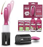 Metkix Lint Rollers with Protective Cover - Ultra Sticky Lint Roller - Lint Brush Pet Fur Remover...