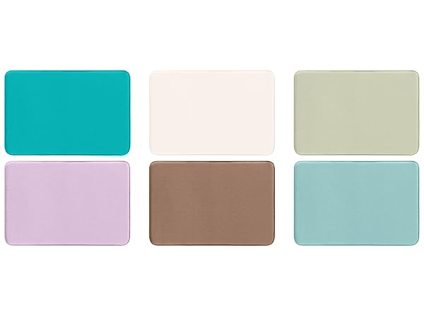 Machine washable memory foam bath mat