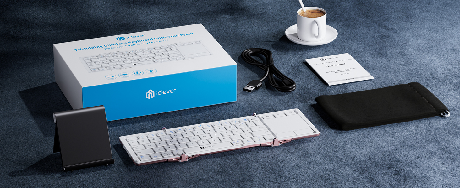 Foldable Bluetooth Keyboard
