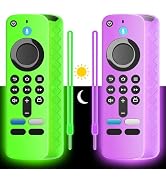 (2 Pack) Soft Silicone Remote Cover for (newestmodel) Stick HD, 4K Remote Controls, Stick Cover G...