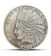 YukaBa MarshLing Antique Liberty Indian Head Ten-Dollars Coin - Great American Commemorative Old ...