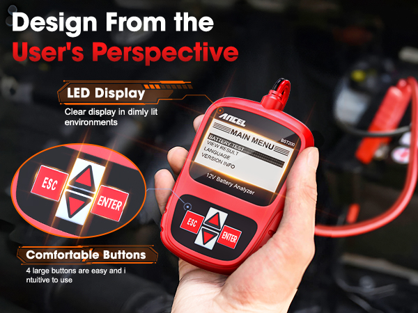 LED Display Clear display in dimly lit environments + Comfortable buttons