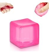 Ssqauvig Ice Cube Squishy Stress Cube, Soft Squishy Cube Fidget Toy for Anxiety Relief, Sensory S...