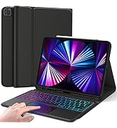 CHESONA iPad Pro 12.9 Case with Keyboard, Compatible for iPad Pro 12.9-inch 2022 6th/5th/4th/3rd,...