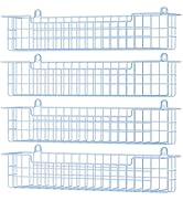 GUUKAR Spice Rack Wall Mount, 4-Pack Seasoning Organizer for Kitchen Storage Organization, Metal ...