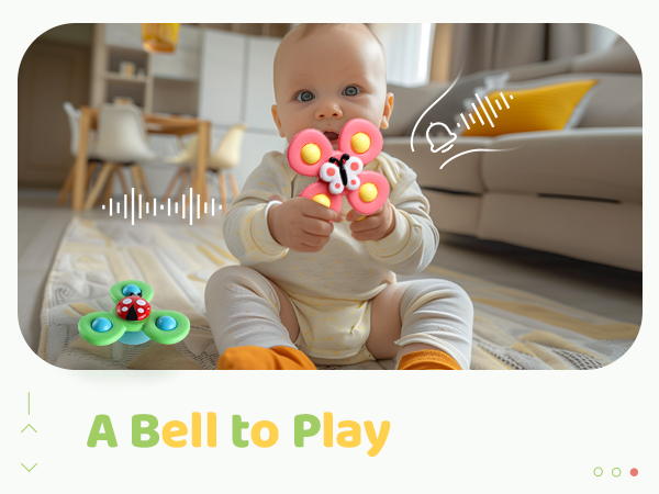 3PCS Suction Cup Spinner Toys