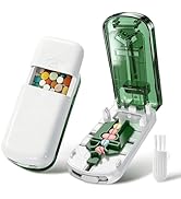 Professional Pill Cutter for Small Pills, 3-in-1 Pill Cutter Splitter for Small or Large Pills-Sa...