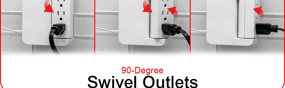 90-Degree Swivel Outlets