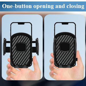 rotatable and retractable car phone holder