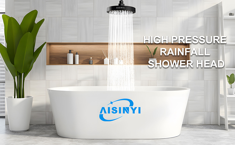 bathtub shower head offer removable restrictor, can save water while enjoy a natural spa at home