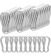 36PCS 4" Heavy Duty Carabiner Clip, M10 Galvanized Steel Spring Snap Hook, Quick Link Keychain Ca...