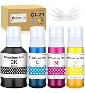 EXCERCUS GI-21 Ink Bottles Compatible for Canon GI-21 GI21 Ink Refill Bottles for Canon G1220 G12...