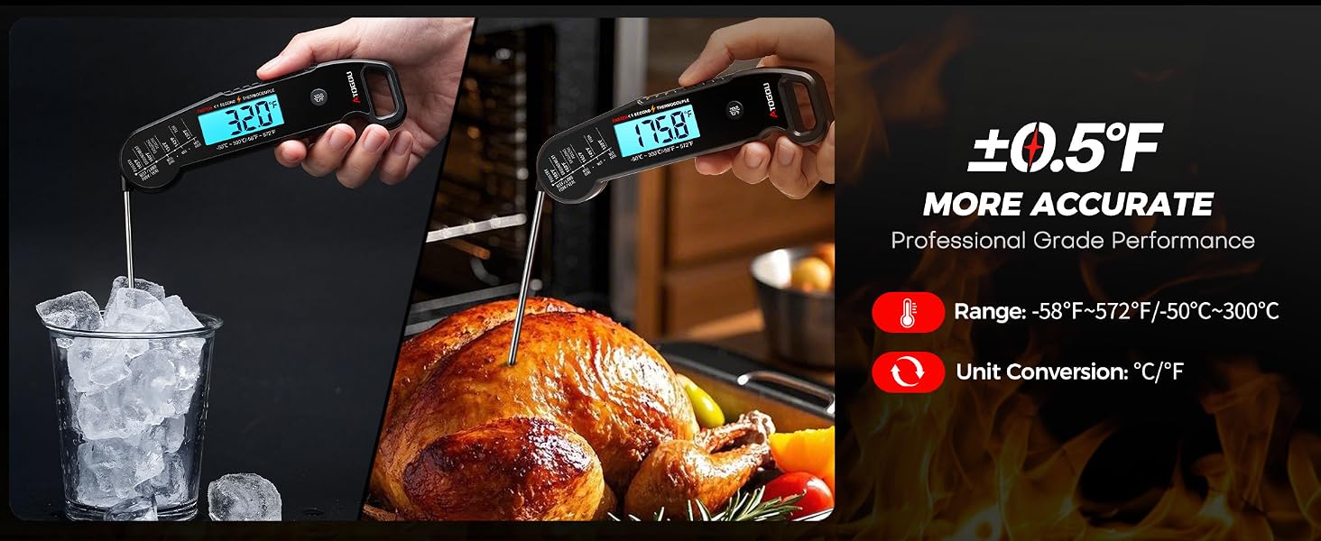 ATOGOU Thermocouple Meat Thermometer