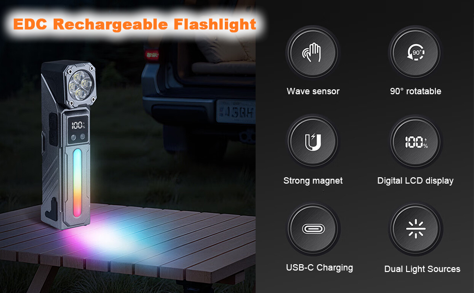 EDC Rechargeable Flashlight