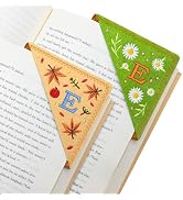 2 PCS Personalized Letter Bookmarks, Cute & Fun Book Accessories for Reading Lovers, Hand Embroid...