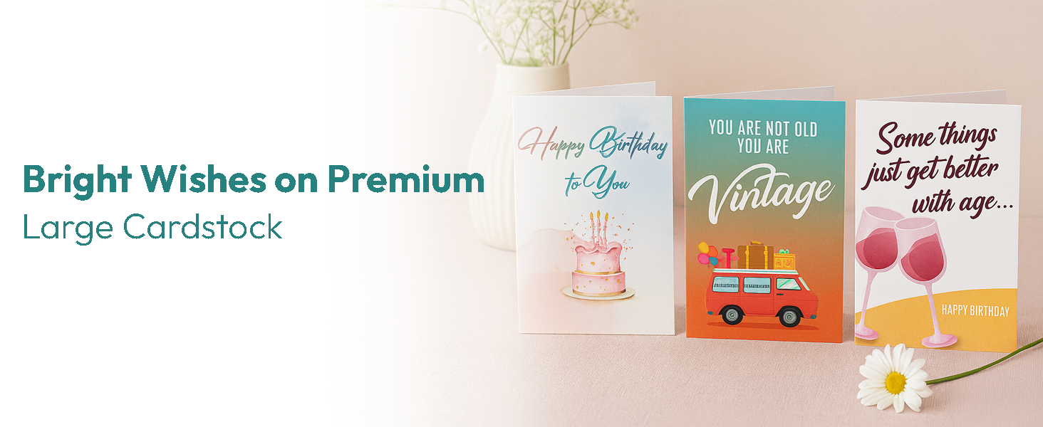 mens birthday card set cute greeting cards bulk all occasion cards box