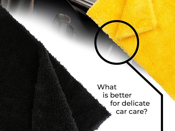 Super Soft Drying Edgeless Microfiber Towels for Cars Detailing Buffing