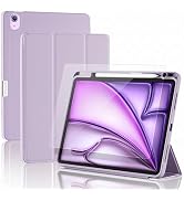 ProCase for iPad Air 11 Inch Smart Case with Tempered Glass Screen Protector, Slim Trifold Stand ...