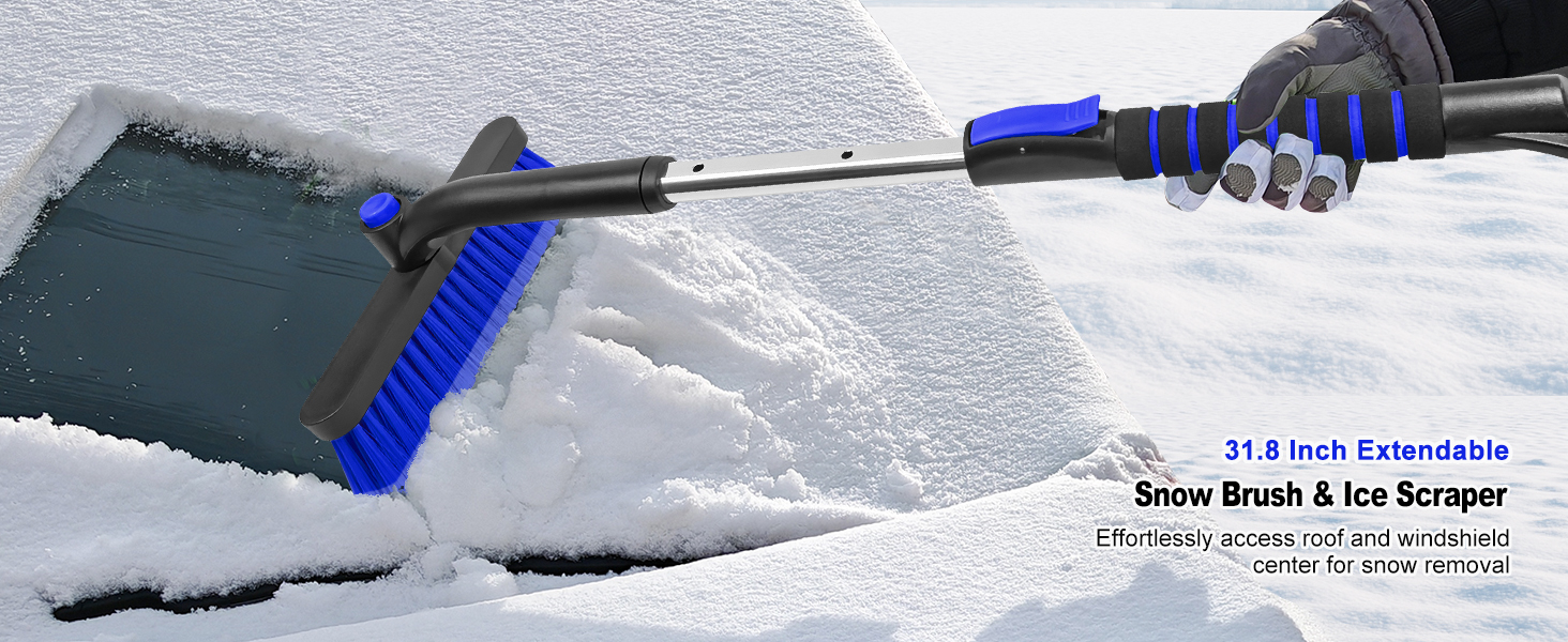 snow brush ice scraper
