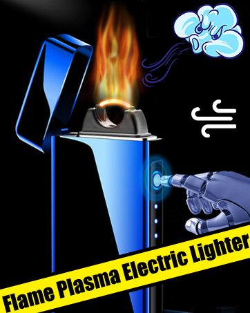Flame plasma electric lighter
