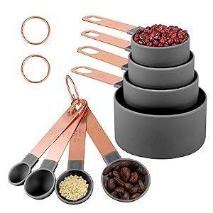 measuring cups and spoons set