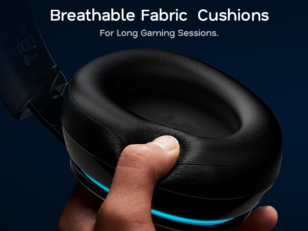 Breathable Fabric Cushions, For Long Gaming Sessions.