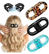 3 Pcs Magnetic Hair Clips, Strong Hold No-Slip Magnetic Hair Styling Clips for Women, No Crease 2...