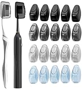Muslish 20 Pack Toothbrush Covers, Portable Toothbrush Head Cover Caps, Toothbrush Case Protector...