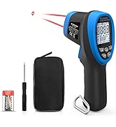 BTMETER BT-1500 Non-Contact Pyrometer 30:1 Industrial Laser Thermometer Gun, -58? to 2732? (-50? ...