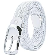 JIFANPAUL Elastic Braided Belt for Men and Women,Stretchable Adjustable Web Woven Belt for Work,C...