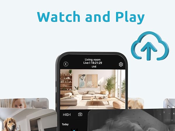 2.4/5G Dual-Band Baby Camera