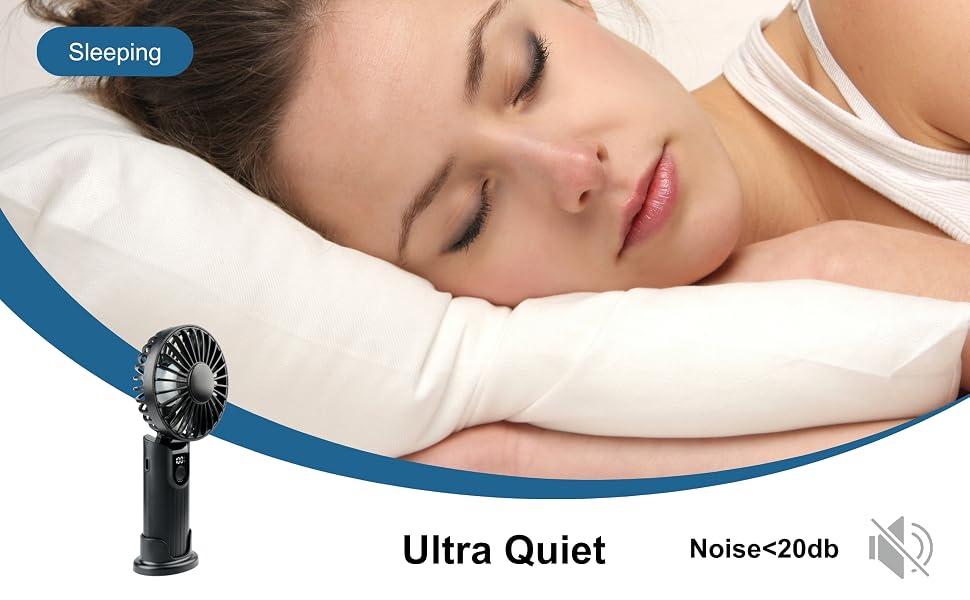 powerful quiet handheld fan, quiet desk fan,battery powered handheld fan,quiet lash fan,handheld fan