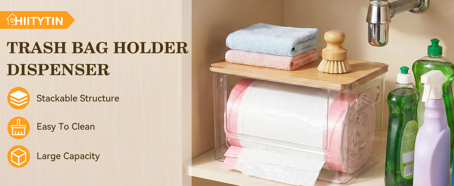 Trash Bag Dispenser Roll Holder
