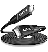 Fiber Optic USB C Cable 50ft, Long Active USB C to USB C Cable 10Gbps Data Transfer, Optical Type...
