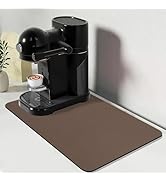 Bloss Coffee Mat, Bar Mat, Hide Stain Absorbent Drying Mat with Waterproof Rubber Back, Fit Under...