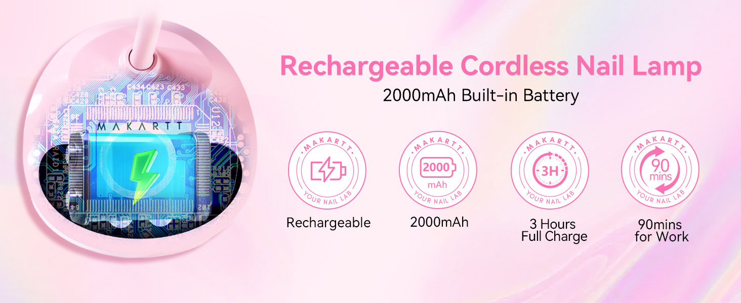 cordless uv led nail lamp led nail light for gel nails