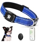 Myiwb GPS Dog Collar Tracker 2-in-1,Reflective Waterproof Pet Collar,iOS-Only,No Monthly Fees,Unl...