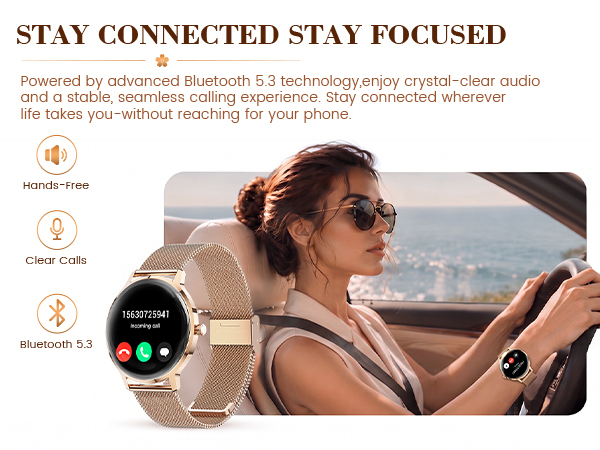 Stay connected wherever life takes you-without reaching for your phone.